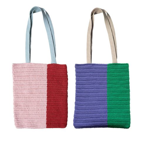 Gehaakte Shopper Groot Geassorteerd 2 ontwerpen