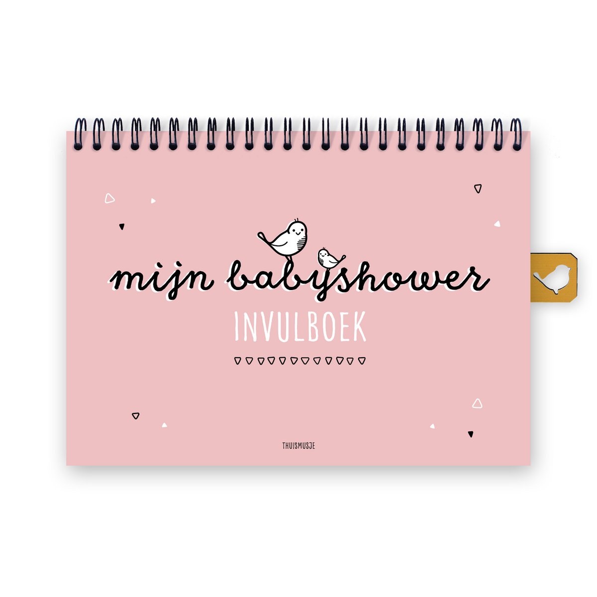 My baby shower fill-in book A5 | pink