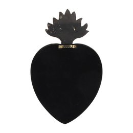 Dekorativer goldener Flammenspiegel H26x16,5 cm