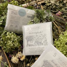 Mouchoirs en tissu, blanc, s du motif d'emballage du bonheur d'automne avec poème