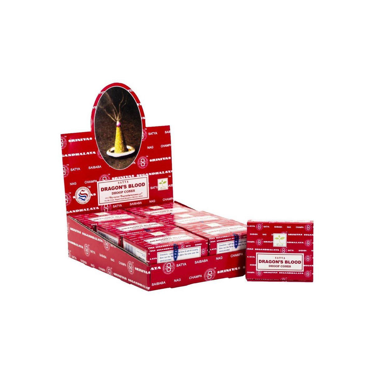 Satya Dragon's Blood Dhoop Cones