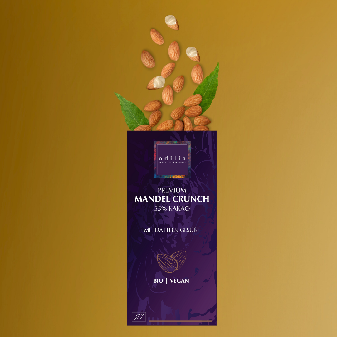 Organic Premium Almond Crunch Chocolate