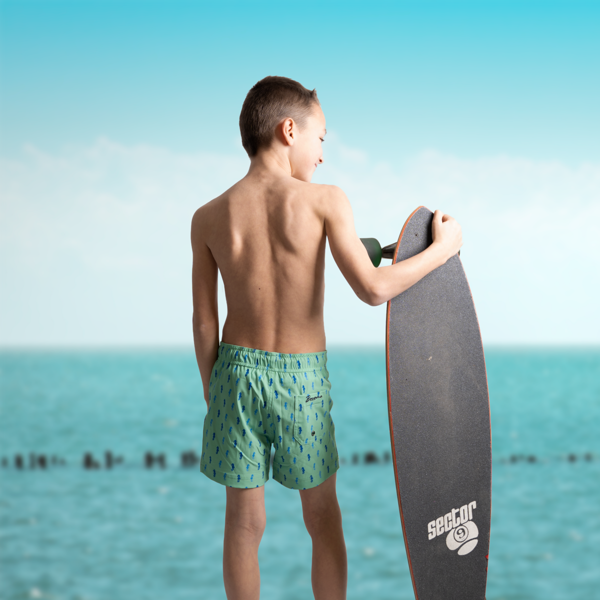 Zwemshort jongen - 'Horsing around'