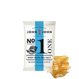 John & John Chips Crisps Havsalt 40g pose