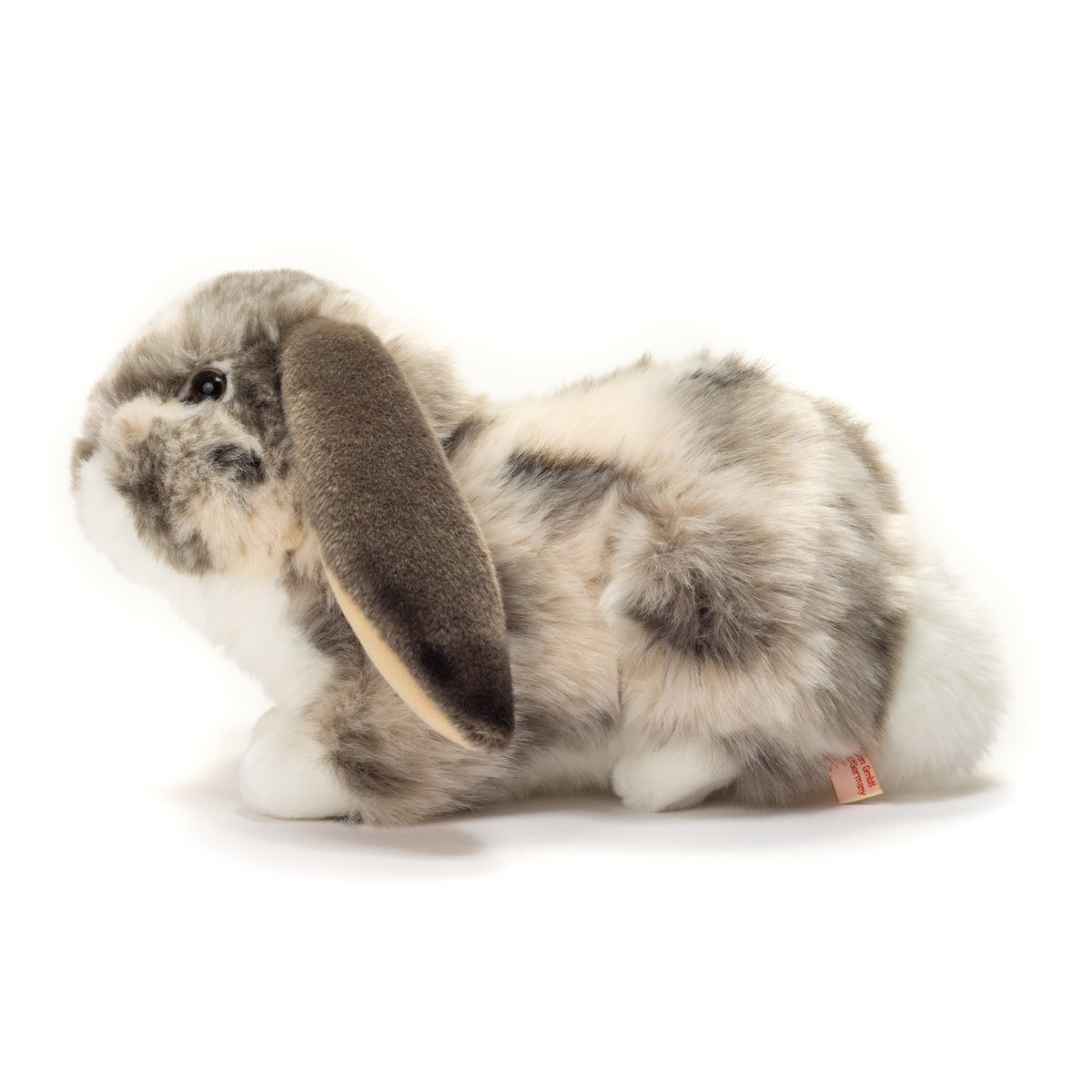 Ram rabbit gray white 30 cm - plush toy - soft toy