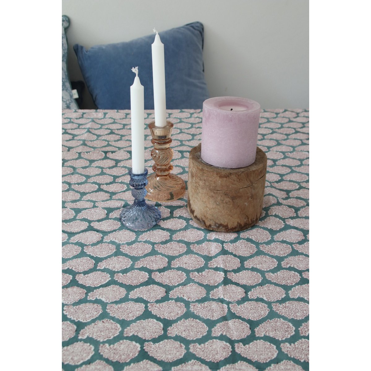 TableCloth Shanti Blue - Tabrecover 160 x 270 cm