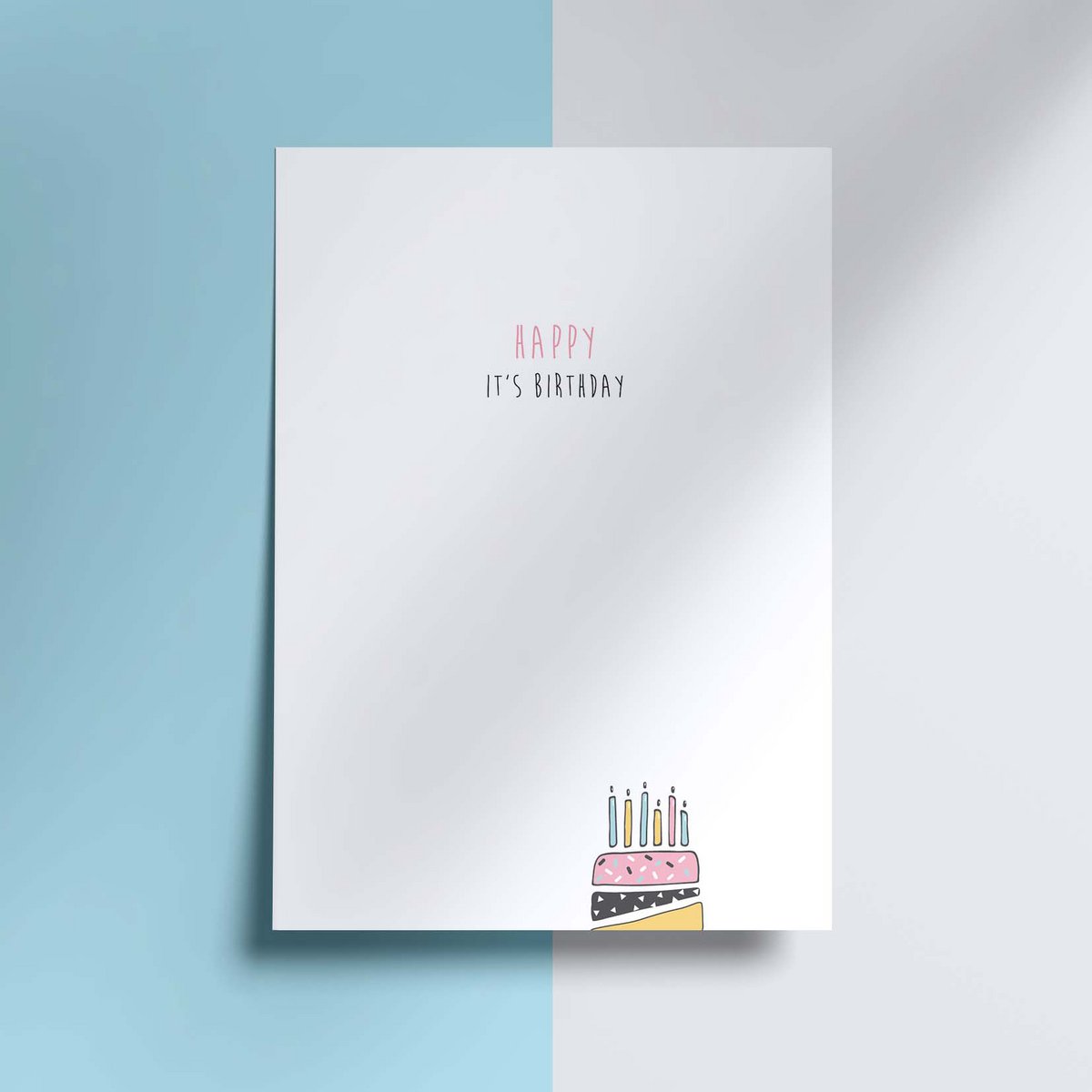 Carte postale - joyeux anniversaire
