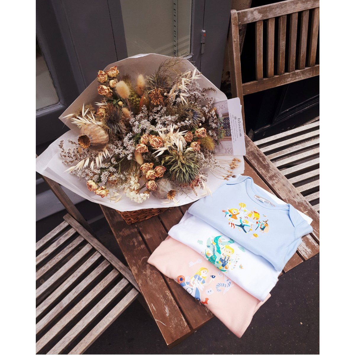 Poederroze Alice in Wonderland pyjama 100% biologisch katoen gecertificeerd OEKO-TEX