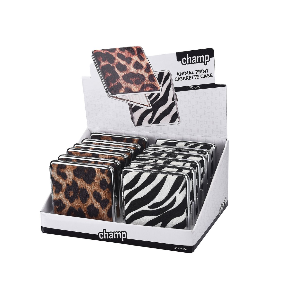 Student mit Leopard- und Zebra -Zigaretten