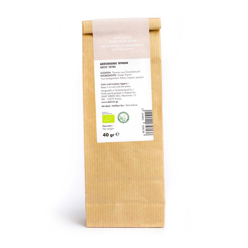Bio Thymian  (40 gr / 100 gr)
