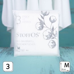 Håndter lommetørklæder Bio White M 3 -serie Tiny Box