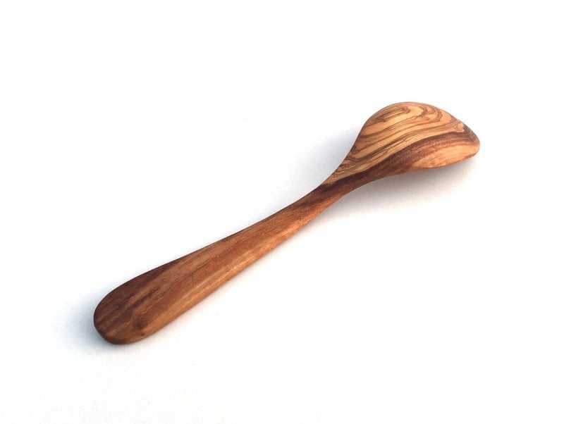 Łyżka Drewniana łyżka 20 cm wykonana z drewna oliwnego