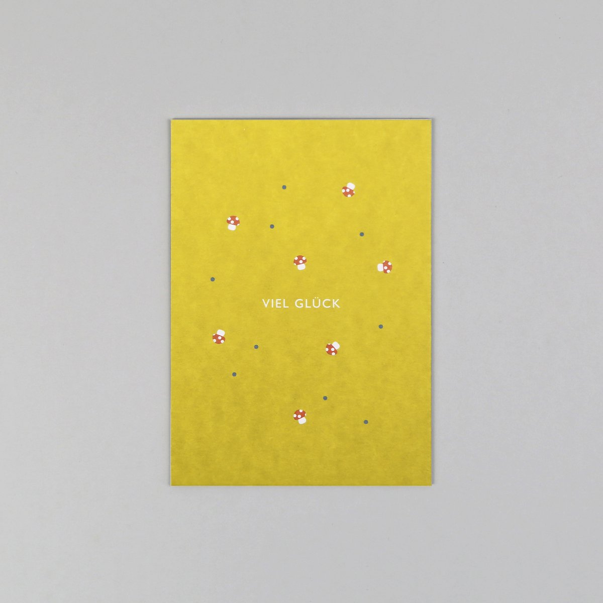 Postkarte Holzschliff Leni Glück