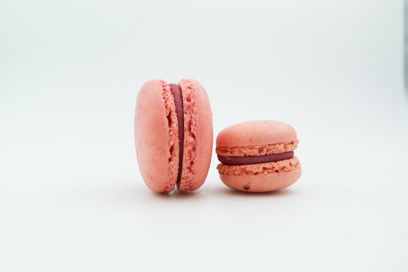 Frambozen Macarons