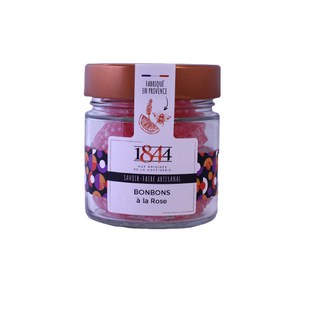 Rose "Flower" Candies - 160g jar