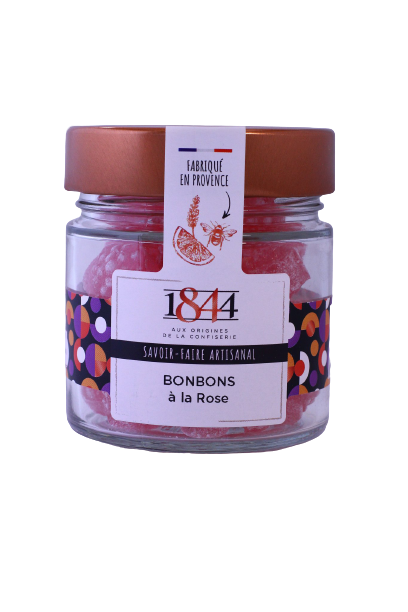 Rose "Flower" Candies - 160g jar