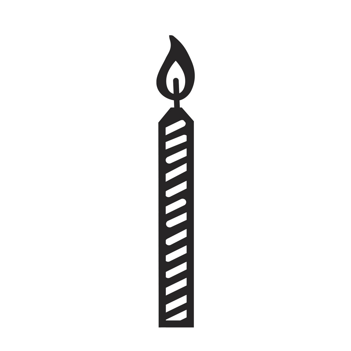 Mini Candle Stamp – Ideal for craft Retail Birthday & Celebration Collections
