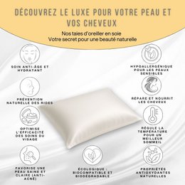 Silke Pillowcase - 60x40 cm | "Skin Silk"