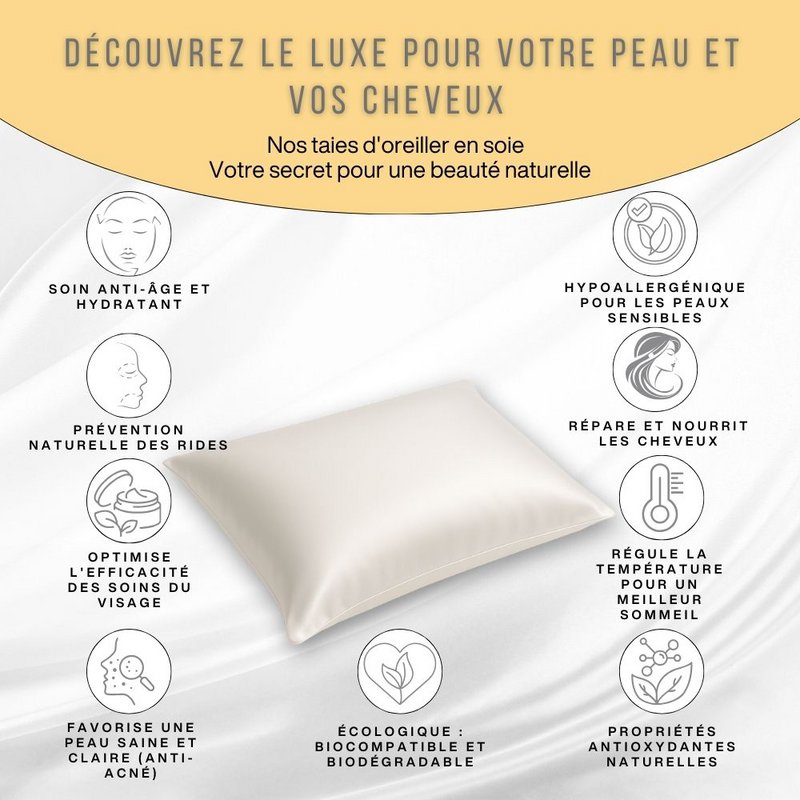 Silke Pillowcase - 60x40 cm | "Skin Silk"