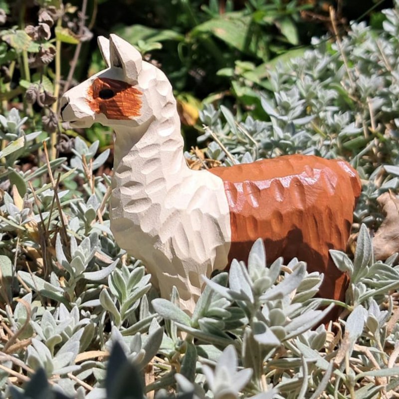 Wudimals® Wooden Llama Animal Toy