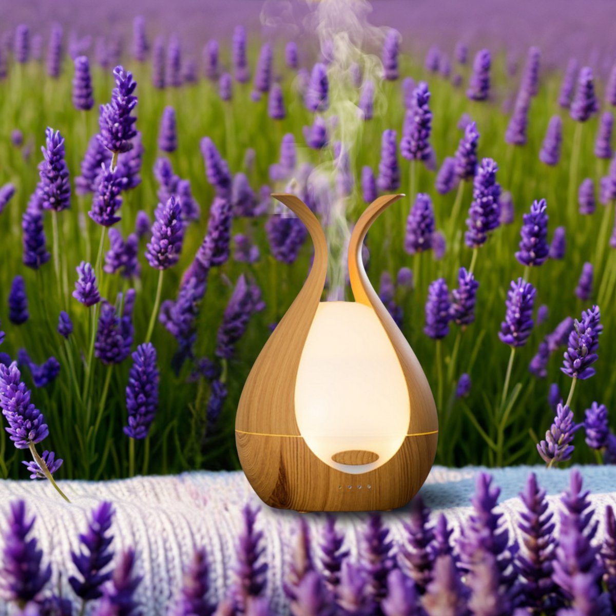Medusa ätherisches Öldiffusor - Ultraschalldiffusor für Aromatherapie- und Raumduftstoffe - modernes und kompaktes Design - Geschenkidee
