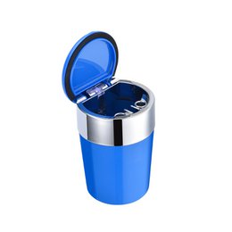 Ashtray with LED, assorted colors, diameter 8 cm
