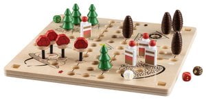Brettspiel aus Holz | Freu dich doch im Schwarzwald | Familien Gesellschaftsspiel Ludo Game | 34 x 34 cm