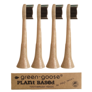 green-goose Sonicare biobasierte Bürstenköpfe – 4 Stück – Erwachsene
