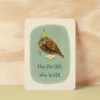 Postcard |  The owlder the wiser