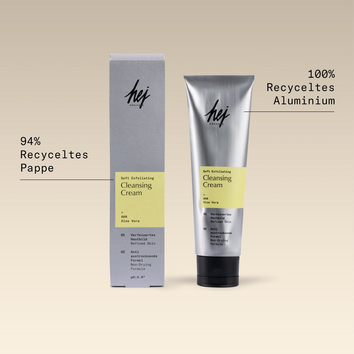 Soft Exfoliating Cleansing Cream | Cleansing & peeling cream with AHA