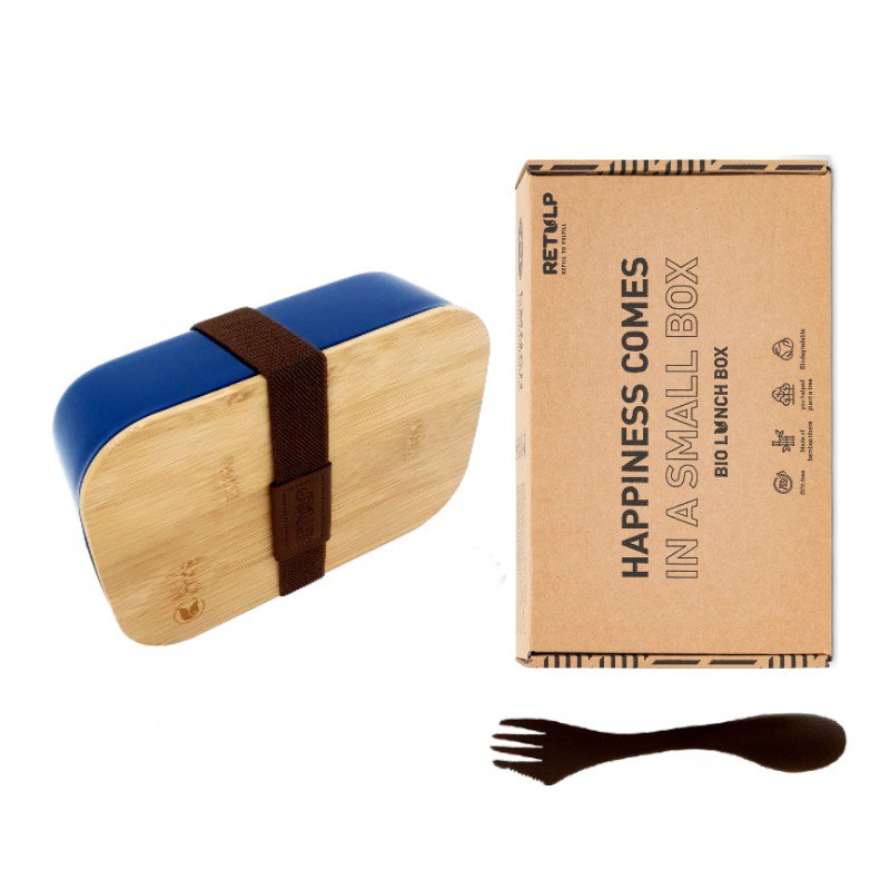 ECO Bamboo Madpakke til at blive blå