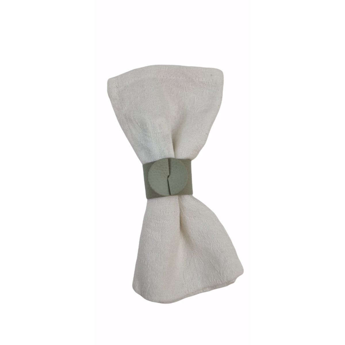Servilletero Skinnatur | cuero reciclado | 4 cm de diámetro