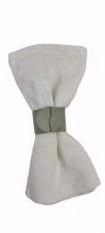 Servilletero Skinnatur | cuero reciclado | 4 cm de diámetro