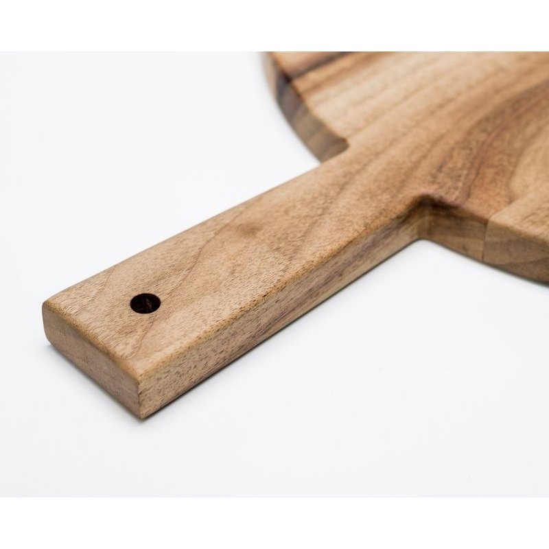 Round Wooden Pizza Serving Board