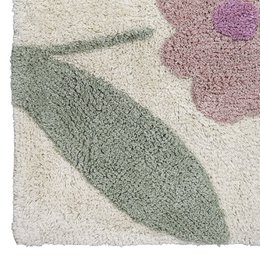 Sunny Flowers Pink designer children's rug