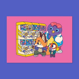 Postkort "Gachapon" - A6-format