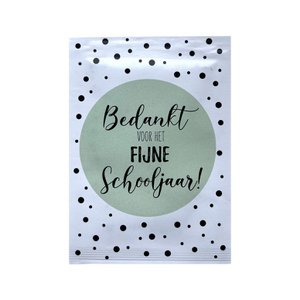 Bag of flower seeds - forget me nots - Thank you, have a great school year