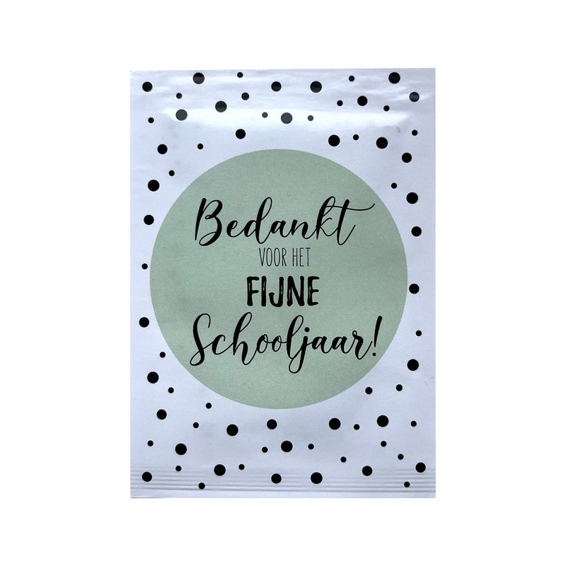 Bag of flower seeds - forget me nots - Thank you, have a great school year