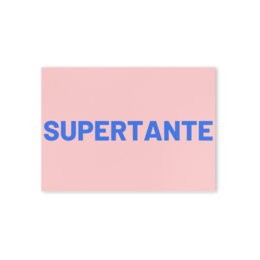 Postkort - Super tante