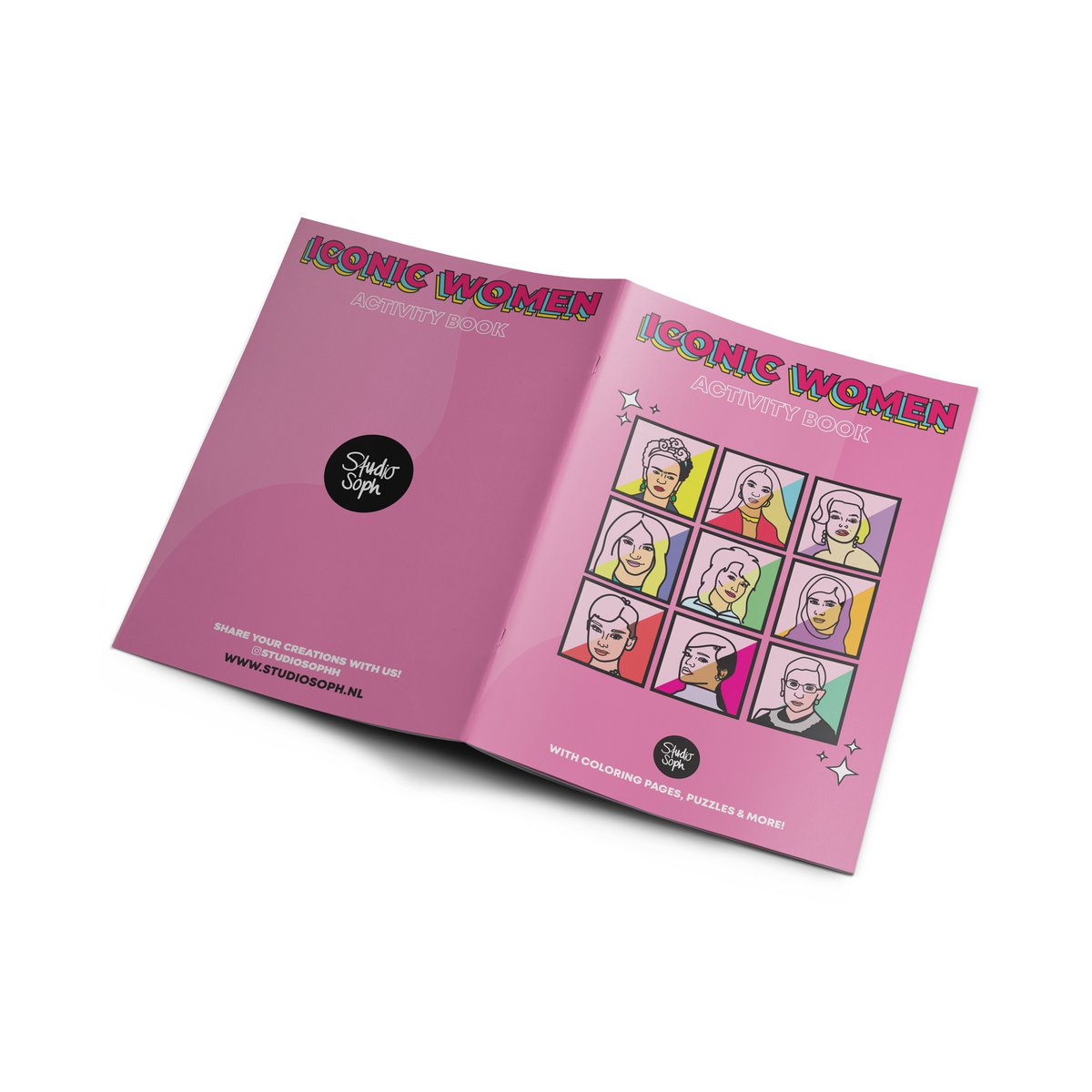 Iconic Women Coloring Activity Book