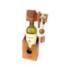 Logica Giochi Houten Breinbreker Fleshouder Puzzel, NFAC, 11x11x16cm, zonder fles