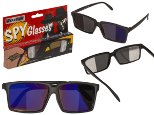 Spy-Brille mit Seitenspiegel in den Rahmenbügeln,