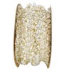 Band Ornella, B25mm, L10m, creme-goud