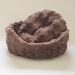 Hundekörbchen Nomi Kunstfell nougat