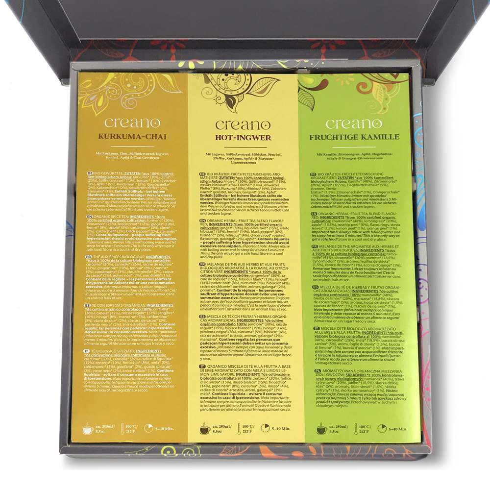 Bio Kräutertees Selection Box 90er-Set