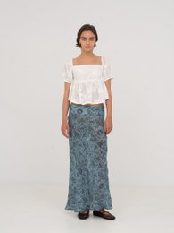 Vera Embroidered White Top