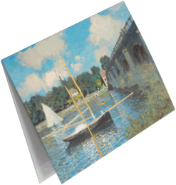 Lykønskningskort sæt Claude Monet
