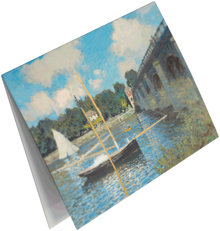 Lykønskningskort sæt Claude Monet