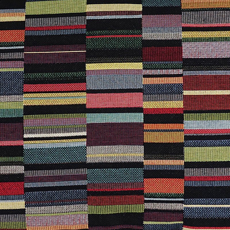 019 Pillow Jacquard dark short stripes 60x40