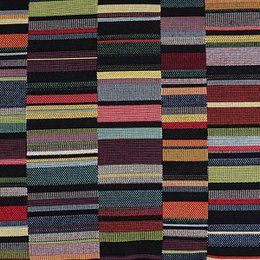 019 Pillow Jacquard dark short stripes 60x40